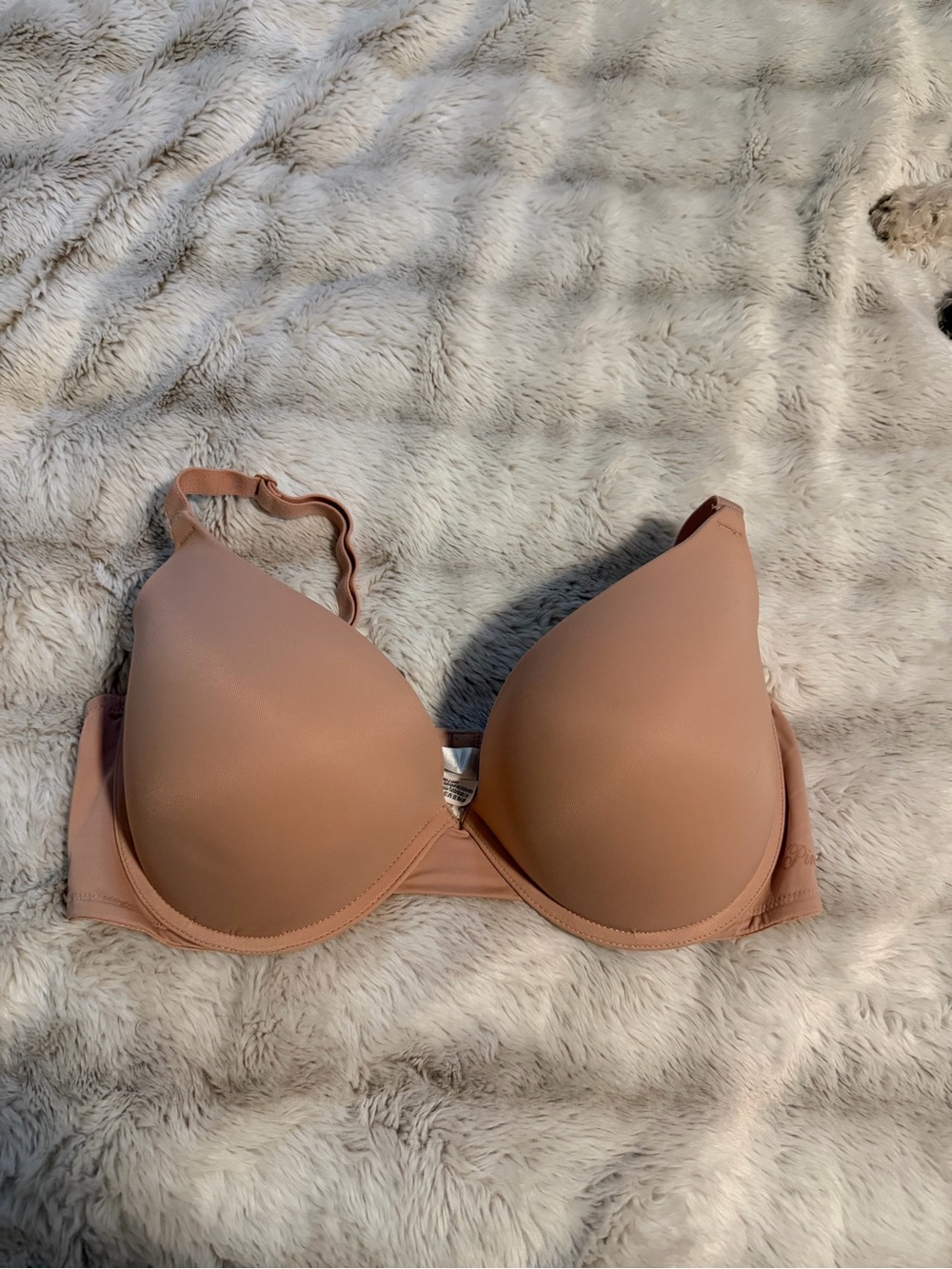 PINK Victoria's Secret Smooth Nude T-Shirt Bra
